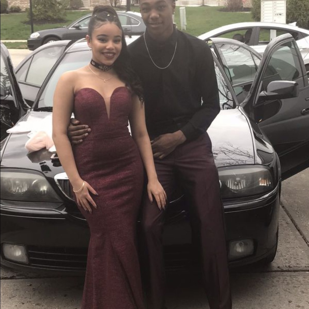 Burgundy Prom Dress